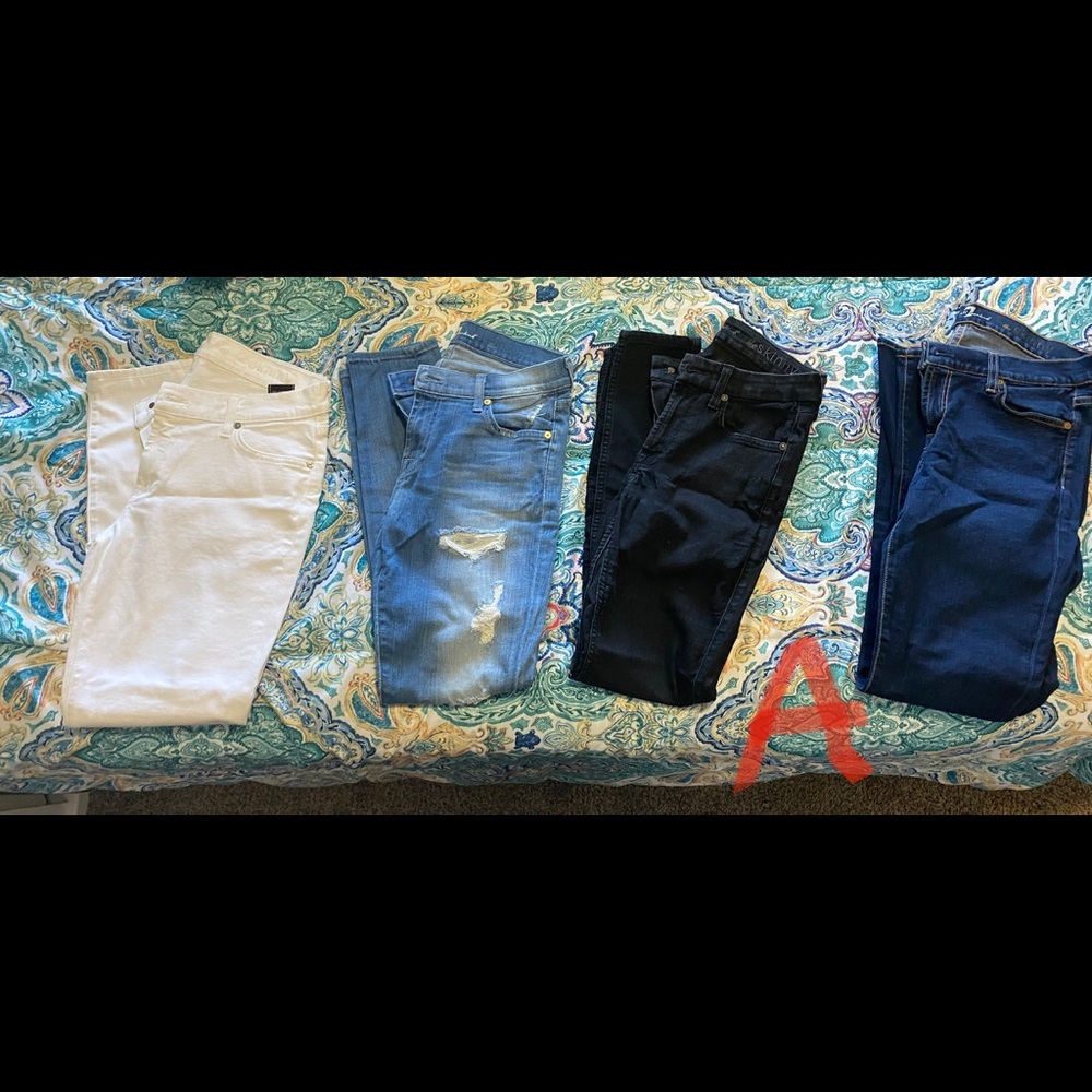 7 for All Mankind Skinny Jeans - Size 28 & 29